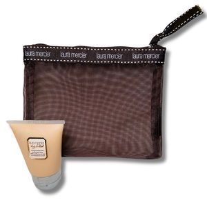 LAURA MERCIER Gift Set Mini Almond Coconut Body / Hand Product & Zipper Pouch
